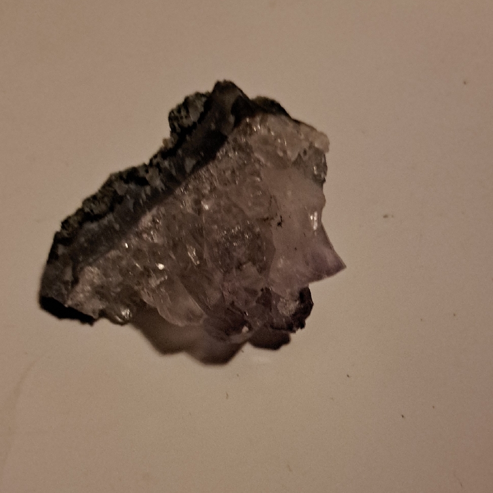 Elegant Purple Crystal Geode